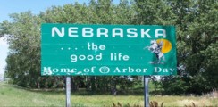 Nebraska State Sign