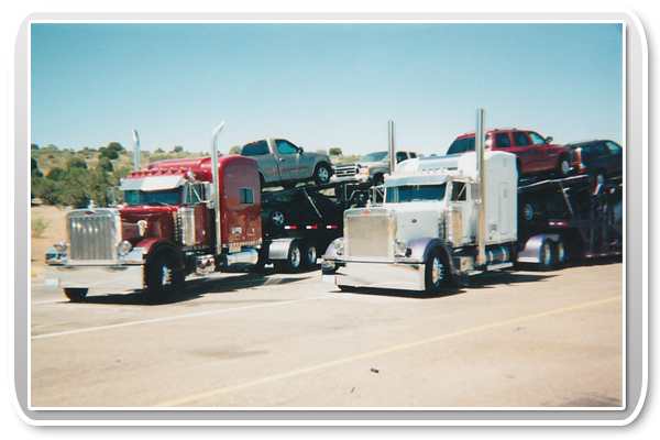 Car Shipping on an Open Car Carrier
